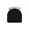 Holland Bar Stool Co 30" Swivel Counter Stool, SS Finish, Nat Back, Black Vinyl Seat 83036ANNatMplBBlkVinyl - alternate 2